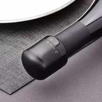 Red Wine Bottles Stoppers Sealing Cap Kitchen Tool Wine Champagne Stoppers Cap Mini Preservation Spin Leak Proof Stoppers Tool