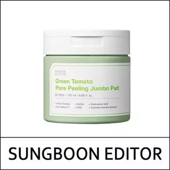 [РЕДАКТОР СОНБУНА] (jh5) Green Tomato Pore Peeling Jumbo Pad 60 подушечек(180мл)