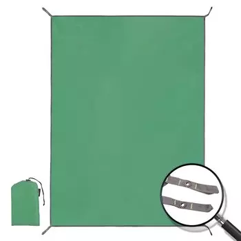 REDCAMP Ground Sheet Палатка Простыня PU1500mm Двусторонняя водонепроницаемая изоляция Легкий Кемпинг Альпинизм Пикник Компактное хранение Удобно носить с собой
