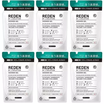 REDEN BODY SOAP Refill 400 мл с ароматом морского мускуса x 6 набор [Оптовая закупка]