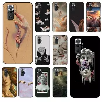 Redmi Note 10 10s Pro 4G 5G эстетическое искусство для младшего защитный чехол для телефона Xiaomi Redmi Note 10 Pro 4G 5G пластик RedmiNote10 4G