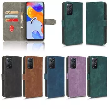 Redmi Note 12 Pro 4G Противоугонный кожаный флип-чехол с отделением для карт Redmi Note 12 Pro 4G зелёный