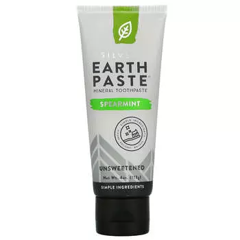 Redmond Trading Company, Earth Toothpaste, минеральная зубная паста, без сахара, мята, 4 унции (113 г)