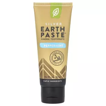 Redmond Trading Company, Earthpaste, удивительно натуральная Earthpaste, перечная мята, 4 унции (113 г)