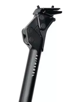 Redshift Shock Stop Suspension Seatpost Bicycle Amposer Bike Seatpost for x 280mm Road/Gravel/Hybrid/E-Bike 27.2mm чёрный