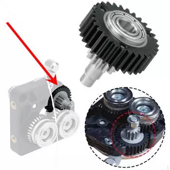 Редуктор экструдера Запчасти для 3D-принтера, Шестерня привода нити, Прецизионный Gear