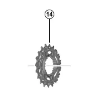 Редуктор SHIMANO Y0MV98040 CS-R9200 (17-19Т) 11-34Т