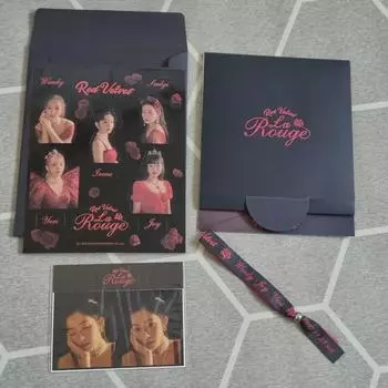 Redvelvet La Rouge Md Irene Съемочная площадка Yeri Pop Up Book Браслет Концертная фотокарточка