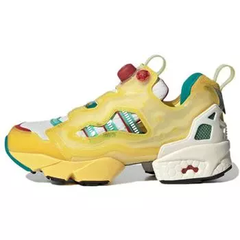 Reebok Adidas x ZX Fury Spring Yellow Кроссовки унисекс Equipment-Green Cream-White GW0364 40