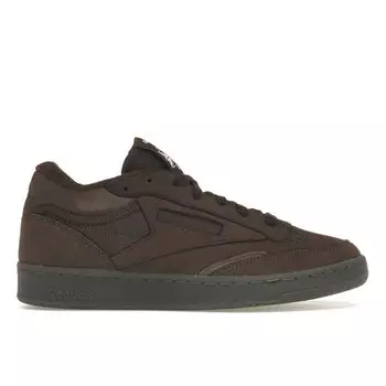 Reebok Adsum x Club C Mid 2 Темно-коричневые кроссовки унисекс, черные IF7935 40.5