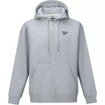 Reebok Американская ретро однотонная модная простая универсальная куртка унисекс светло-серая 24FRM113UGG3 S