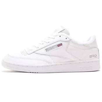 Reebok atmos x #FR2 x Club C 85 Бело-серые кроссовки унисекс Обувь-белый чисто-серый GZ4035 45.5