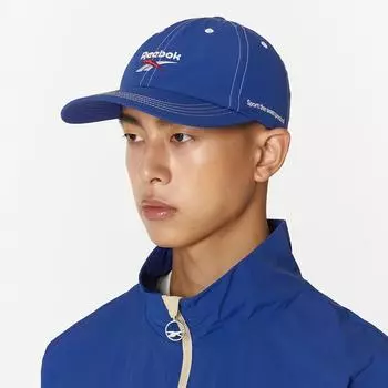 Reebok Basic Logo Nylon Ball Cap Blue F