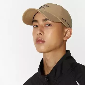 Reebok Basic Logo Stretch Ball Cap Beige F