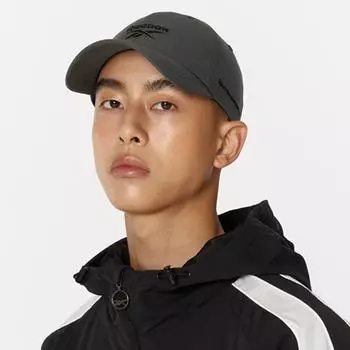 Reebok Basic Logo Stretch Ball Cap Green F