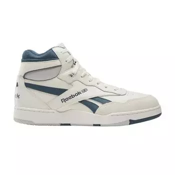 Reebok BB4000 2 Mid Vintage Chalk Hoops Синие кроссовки унисекс кремовые 100032749 36