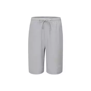 Reebok Beats Woven Shorts Solid Color Loose Casual Shorts Men shorts Gray 23RCS627UGG0 L