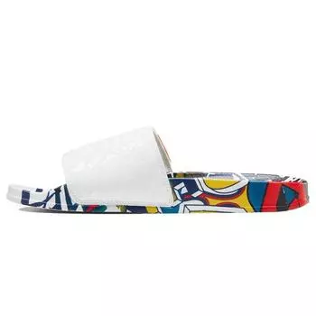 Reebok BlackEyePatch x Classic Slide White Мужские кроссовки Обувь-Белый Swag-Оранжевый Core-Черный G55760 36