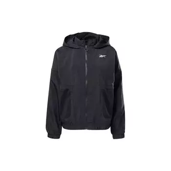 Reebok Breathable Sports Hooded Jacket Women Jackets Black GI6964 XS