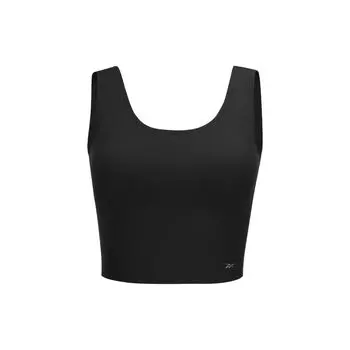 Reebok Бюстгальтер-майка серии Solid U-образный вырез бесшовный спортивный жилет женские топы черный 23RMS408W001 S