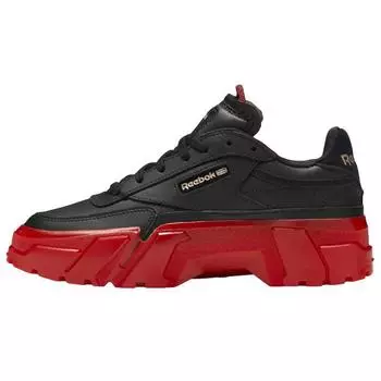 Reebok Cardi B x Club C Black Vector Red Женские кроссовки Core-черный розово-золотой H05179 36