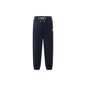 Reebok Casual Fashion Trendy Comfortable Knitted Sports Pants Unisex Bottoms Navy-Blue 24SRC601UGN2 XL
