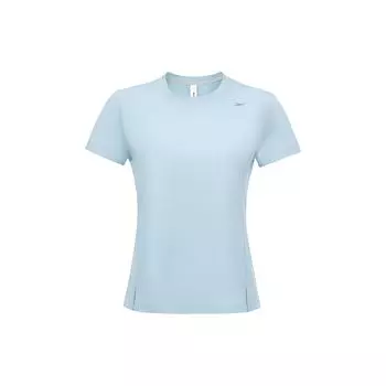 Reebok Casual Knitted Short Sleeve T-Shirt Women Tops Light-Blue 23RCS412WGB1 S