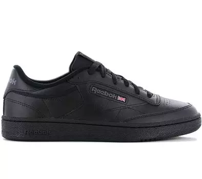Reebok Classic Club C 85 Leather - Мужские кроссовки черные 100000153 ОРИГИНАЛ EU 45 UK 10.5 чёрный