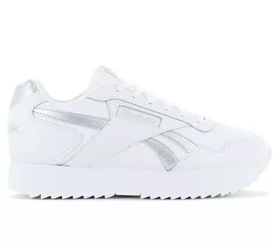 Reebok Classic Glide Ripple Double Leather — женские кроссовки белые 100033037 ОРИГИНАЛ