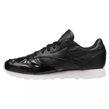 Reebok Classic Leather Hype Metallic Женские кроссовки Черно-белые BD4887
