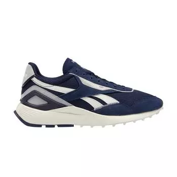 Reebok Classic Leather Legacy AZ Vector Темно-синие кроссовки унисекс Blue Chalk Pure-Grey-3 GX4785 41