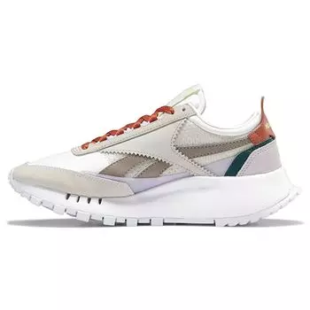 Reebok Classic Leather Legacy White Luminous Lilac Женские кроссовки Purple Cloud-White Sand-Stone FY7443