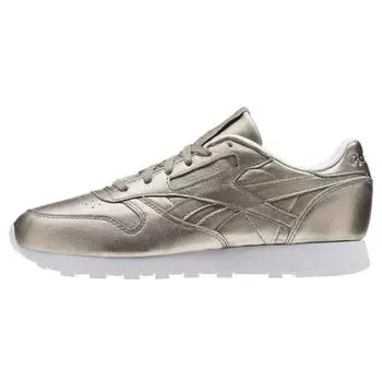 Reebok Classic Leather Melted Metals Женские кроссовки Gold Pearl-Met Grey-Gold BS7898