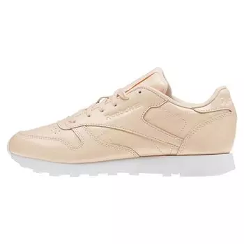 Reebok Classic Leather Patent Desert Dust Женские кроссовки Розовый Белый CN0771