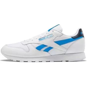 Reebok Classic Leather White Horizon Blue Unisex Sneakers Vector-Navy FX2284 36