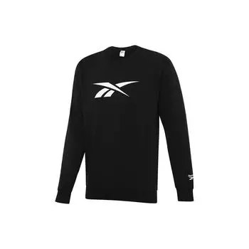 Reebok Classic Logo Print Pullover Crewneck Sweatshirt Unisex sweatshirt Black GR8472 S