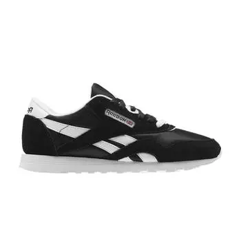 Reebok Classic Nylon Черные женские кроссовки белые 6606