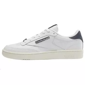 Reebok Club C 85 White East Coast Blue Unisex Sneakers Footwear-White Chalk 100074163 35