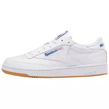 Reebok Club C 85 Белые кроссовки унисекс Royal Gum AR0459 34.5