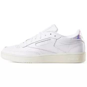 Reebok Club C 85 Белые женские кроссовки True-Grey CN7753