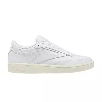 Reebok Club C 85 Белые женские кроссовки меловые DV7243