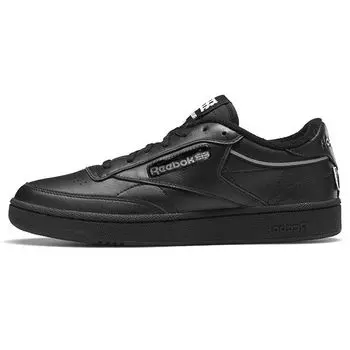 Reebok Club C 85 FMACM Черные кроссовки унисекс Core-Black Footwear-White G57788