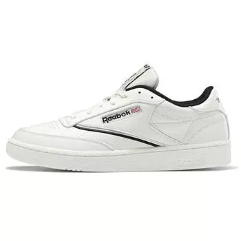 Reebok Club C 85 Ivory Black Мужские кроссовки Cream Chalk Silver-Mint FX3361