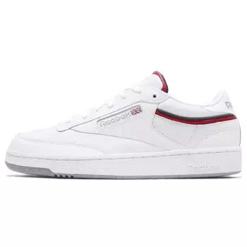 Reebok Club C 85 MU Белые мужские кроссовки Navy Red Shadow CN3761