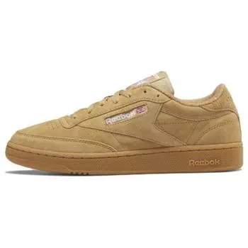 Reebok Club C 85 Нескользящие прочные низкие кроссовки унисекс коричневые IF9921 42.5