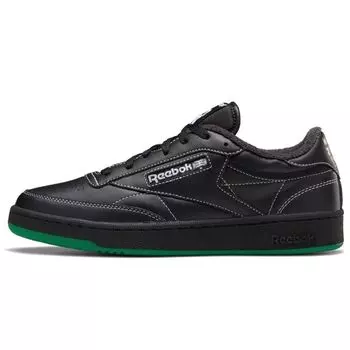 Reebok Club C 85 Права человека прямо сейчас! - Черные мужские кроссовки Core-Black Pure-Grey-8 Vector-Red GX8318 42.5