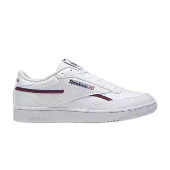 Reebok Club C 85 Vegan White Classic Burgundy Мужские кроссовки Обувь-Белый Классический-Кобальт GY7152 42