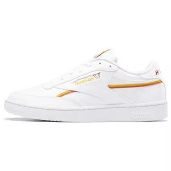 Reebok Club C 85 Vegan White Collegiate Gold Мужские кроссовки Footwear-White Baked-Earth GX7564 42
