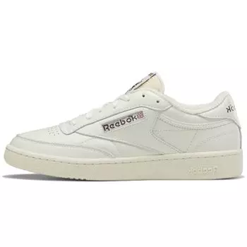 Reebok Club C 85 Vintage Chalk Alabaster Кроссовки унисекс Кремово-бордовые GX3681 36.5