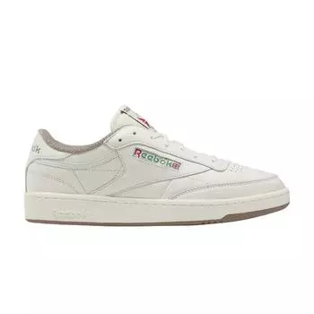 Кроссовки унисекс Reebok Club C 85 Vintage Chalk Taupe White Glen-Green GZ5161 43